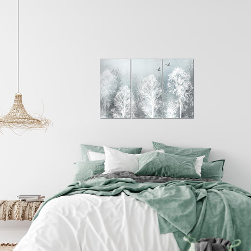 Wandbilder Wohnzimmer XXL Wald Moderne Bilder Abstrakt